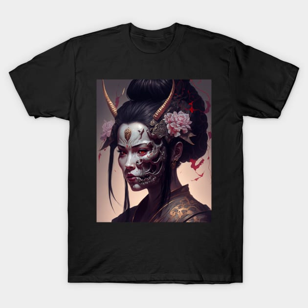 Geisha Oni T-Shirt by Geek Culture